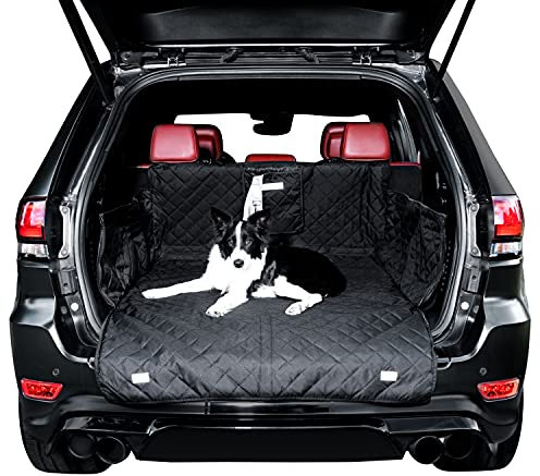 BedDog Autoschondecke für den Kofferraum oder Rücksitz, Hundematte, Kofferraumauskleidung mit Ladekantenschutz - Kofferraum