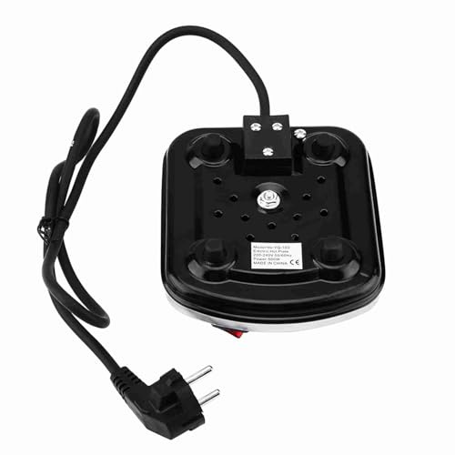 Mini Estufa Eléctrica Pequeña de 500W, Placa Caliente Portátil Multifunción, Calentador de café, Cocina Casera, Enchufe Europeo de 220-240V