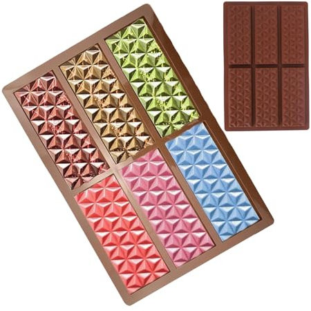 Chocolate Mould Silicone Deep Chocolate Bar Mould Chocolate Mould Bar Silicone Chocolate Mould for Chocolate Bar Praline Sweets
