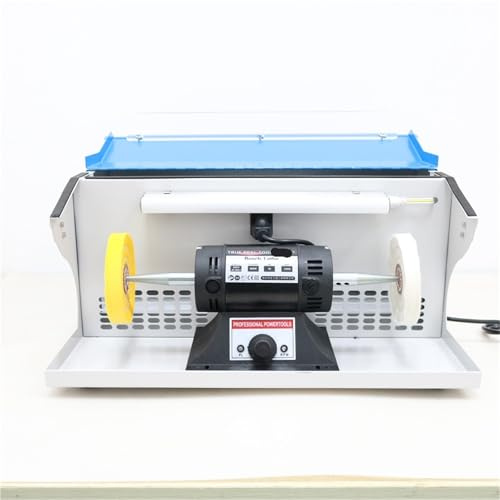 Máquina pulidora con colector de polvo, Motor de pulido, amoladora de banco, pulidor de joyería, 110/220, 800W
