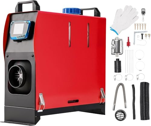 Riscaldatore d'aria diesel da 24 V 8 kW con telecomando e display LCD, riscaldatore da parcheggio monoforo tutto in uno per camion, furgone, camper, autobus, barca, riscaldamento invernale silenzio
