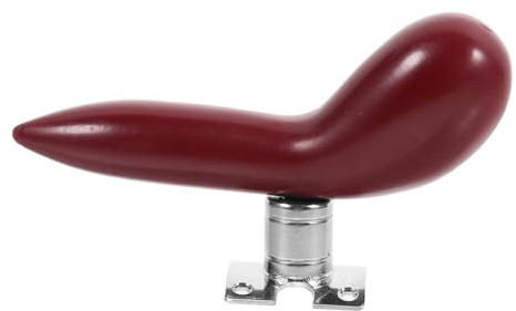 Fagott Daumenstütze für Bassoon in Rot mit Abnehmbarem Sockel | Abs und Eisen, Vogelartige Form, Handliche Fingerauflage, Geeignet für Daumenbereich
