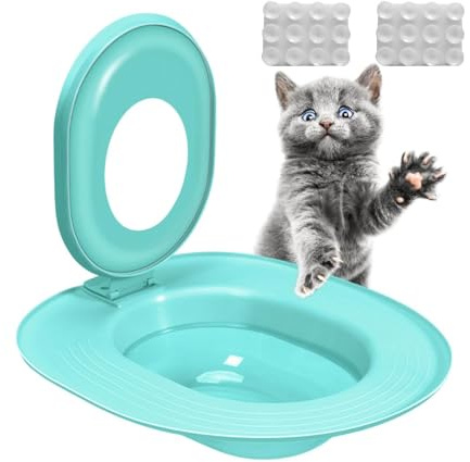 Kit Toilette Chat – 15 Pouces Entraîneur Propreté | PP Plateau Antifuite – Base Antidérapante Et Lisse pour Apprentissage Hygiénique, IDéal pour Maison, Appartement Et Salle De Bain