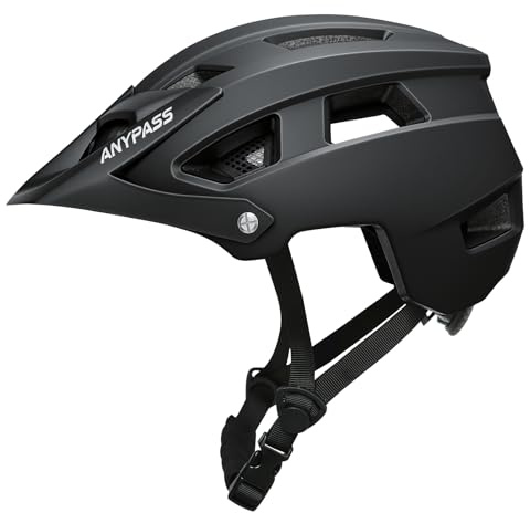 Mountain Bike Helmet Adult Men Women - Ultra Comfort, Super Lightweight Bicycle Helmets, MTB Cycling Gear Biking Accessories with Adjustable Fit & Removable Sun Visor