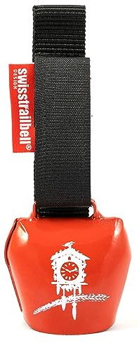 Das Original!! swisstrailbell® BlackForest Edition Deep Red: Just Escape, Trailbell, Fahrradklingel