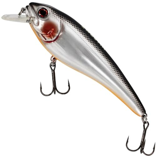 Westin RawBite Crankbait - Wobbler, 17 cm, 100 g, colore: acciaio