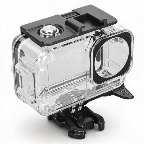 Custodia Impermeabile per Osmo Action 3, Custodia Impermeabile per Fotocamera Protettiva 40m 131ft, Guscio Protettivo per Immersione Subacquea per Action Camera, per Surf