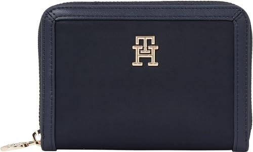 Tommy Hilfiger Damen Portemonnaie Essential Klein, Blau (Space Blue), Einheitsgröße