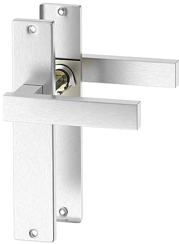 ERGO line BONN Edelstahl Türbeschlag Türgriff Blindschildgarnitur Drückergarnitur, Türbeschlag, Türklinke, Türdrücker