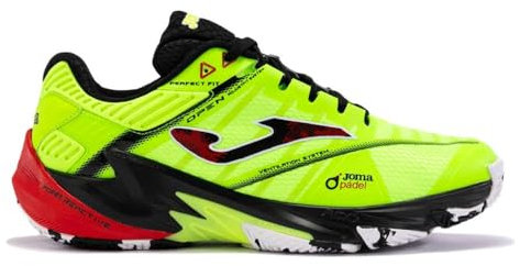 Joma Serie Open Man, Zapatillas Hombre, Amarillo flúor, 44 EU