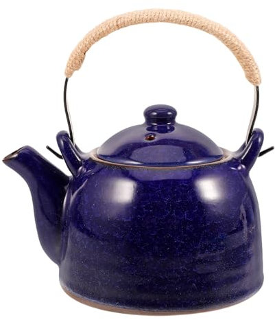 Elegante Tetera De Cerámica Vintage Con Asa Para Café Y Té Ideal Para Decorar El Hogar.