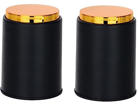 TOYANDONA 2stücke Würfelbecher Schwarz Zylindrischen Würfel Box Kunststoff Pu Lustige Würfel Box Spiel Werkzeug Bruchsicher Betrugssicher Ktv Spiel Verwenden