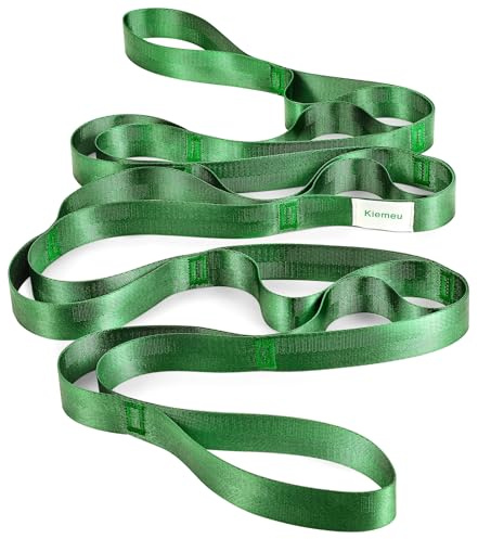 Yoga Straps For Stretching Strap With Loops, 244cm Long
