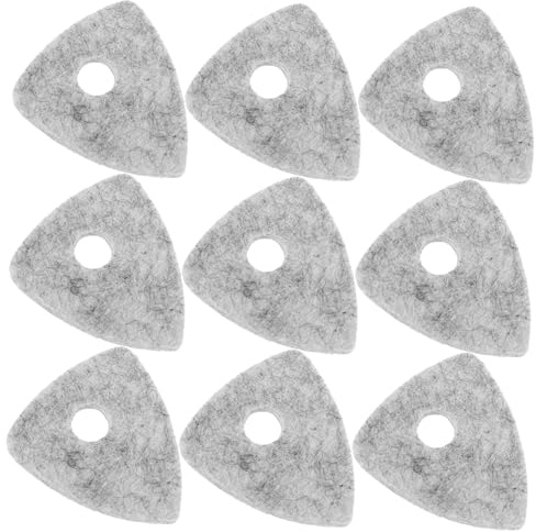 ERINGOGO Gitarrenplektren aus Wollfilz 4mm Stark 10 Stück-pack Angenehm zu Greifen Langlebig für Ukulele und Gitarre