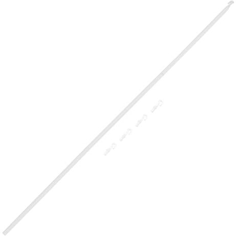 PRETYZOOM Vertikale Jalousienstab Ersatzteil Mit Haken Aus Robustem Leicht Und Hochfest Installieren Geeignet Für Innenräume Zur Bedienung Und Neigung Von Lamellenjalousien