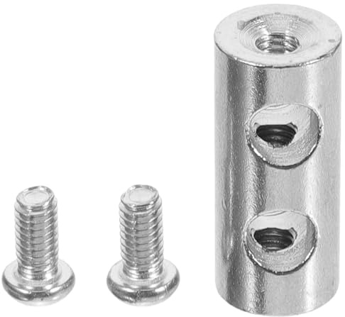 Homoyoyo Clip para Cable de Acero Inoxidable Doble Orificio, Fácil Instalación y Alta Precisión, Adecuado para Sitios de Construcción y Uso en Cuerdas de Acero