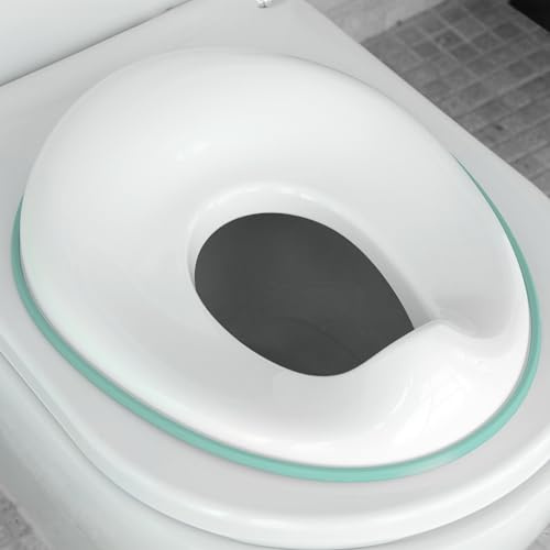 Jool Baby Potty Training Seat for Boys and Girls - Fits Round & Oval Toilets, Includes Free Storage Hook (Aqua)