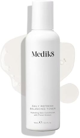 Medik8 Daily Refresh Balancing Toner - Hydrating Skin Conditioner with Floral Waters - Rebalance & Deeply Hydrate Your Skin - 150ml