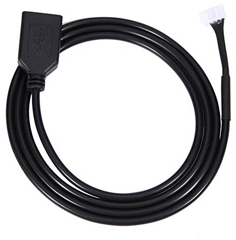 Tbest C4 USB, USB Box C4,Cable Aux 207,Câble Adaptateur De Port USB Femelle,Câble D'Interface Radio,Interface D'Autoradio Câble Adaptateur USB avec Outils De Dépo
