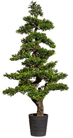 Künstlicher Bonsai Teeblatt Kunstbaum 150x70 cm GA Kunstbaum