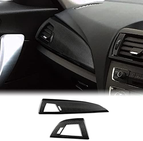 KUNGKIC for BMW 1 2 Series F20 F21 F22 Carbon Fiber Accessory Car Dashboard Panel Cover & Air Vent Sticker Decal Decoration Interior Trim (Black) | KUNGKIC Carbon Fibre Interior Trim Decal Decorative Styling