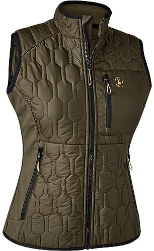 Deerhunter Lady Mossdale Quilted Waistcoat Forest Green