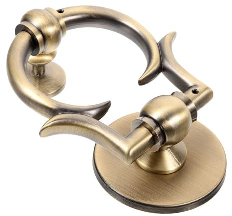 OSALADI Aldaba Europea Aldabas Para Puerta De Entrada Parte De La Puerta Llamador De La Puerta Principal Aldaba De Puerta De Entrada Única Aleación De Zinc Puerta Antigua Exterior