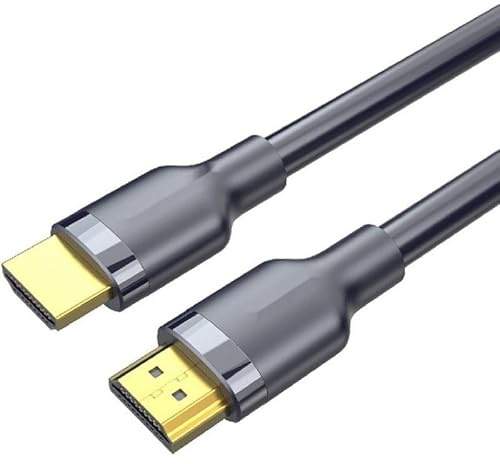 Watio Wave Cable hdmi - cable HDMI V2.0, 4K, 3 metros, con conectores macho-macho, color gris, ideal para transmisión de audio y video de alta definición.*