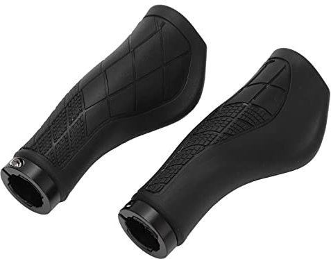 ERYUE Mountainbike -Lenker -Anti -Slip -Bike -Lenkergitter, Bequemer Gummi mit Aluminiumklemmen, Doppelte Verriegelung für Bergfahrräder, für den Ersatz für Fahrradgriffe, Reparaturen,
