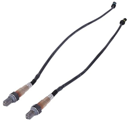 2 Stück Lambdasonde Lambdasensor Katalysator Sauerstoffsensor Für BMW N52 N53 N54 E87 E90 E60 E83 E84 E70 E85, Lambda Sonde Gas O2 Sauerstoff Sensor Adapter Ersetzt 0258010412