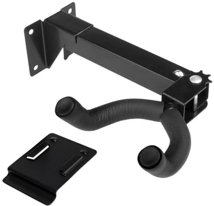 ENWWCH Gitarren-Wandhalterung, verstellbar, schwenkbar, universell, for Gitarrenhals, Zubehör Für Gitarre