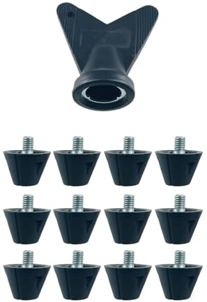Kfwfuaee 12 Uds. De Tachuelas Para Zapatos De Fútbol De 13mm/16mm Para Zapatos De Fútbol Profesionales Con Rosca De 5MM Clavos De Repuesto Para Zapatos De Fútbol