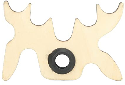 Adfaga Tête de Pont de Queue de Billard Professionnelle en Bois de qualité supérieure, Pont de Queue de Moosehead pour Joueurs de Piscine, Accessoire de Jeu de Club à Domicile, boi