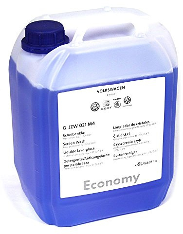 Scheibenreiniger Original VW ECONOMY Scheibenklar Frostschutz -21°C Reiniger Reinigungsmittel Scheibenreinigung 5 Liter GJZW021M4