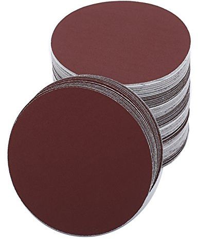 Schleifscheiben für Schleifer, 180 mm (7 Zoll) Rundschleifpapier, Körnung 60/80/120/180/240/400, Hook and Loop Sandpapier, Gesamt 30 Stück