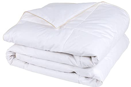 PIKOLIN Home - Edredón Nórdico de Plumón Otoño Invierno 250 gr | 180x220 | Cama 100/105 | Relleno Nórdico | Exterior Algodón | Transpirable | Extrasuave