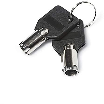 Dicota Masterkey Sicherheits-Kabelschloss, 3 austauschbare Köpfe, passend für alle Schlitze