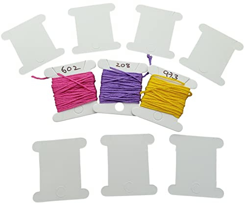 Embroidery Thread Bobbins Cardboard Cross Stitch Bobbins (100)