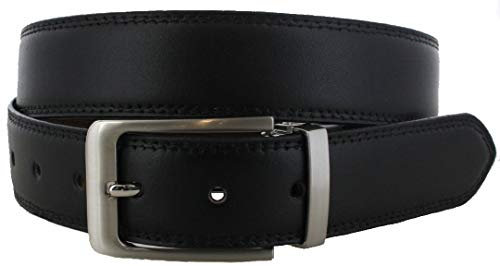 FB Fashion Boots Vanzetti Herren Gürtel V4550 Ledergürtel Anzugsgürtel Wendegürtel Schwarz Braun 95 CM