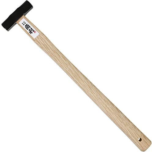 KAKURI Mini-Hammer für Basteln und Hobby, leicht, 100 g, japanisches GENNO Präzisionswerkzeug, doppelseitiger achteckiger Kopf, Holzgriff, hergestellt in Japan