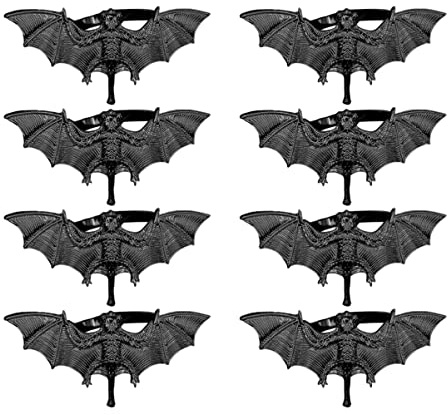Gadpiparty 2sets Einzigartige Fledermaus Form Serviettenhalter Bat Serviettenschnallen Für Halloween Abendessen 4 Stücke * 2