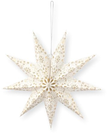 Pip Studio Weihnachtsstern Lampion weiß 60cm