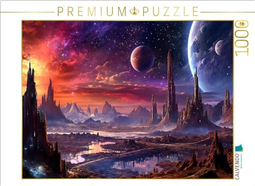 Puzzle · Science Fiction - Reise zu fremden Planeten - Andromeda | 1000 Teile · Lege-Größe 64 × 48 cm · CALVENDO Puzzle