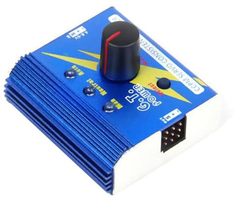 LAUGHERER Aluminiumlegierung RC Servo Tester ESC Elektronischer Geschwindigkeitsregler Checker für RC Drohne Auto Boot RC Servo Tester Langlebig Einfach zu bedienen