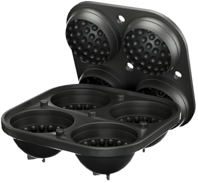 Golf Mold | Golf Themed Ice Molds, Ice Cubes for Bar | Ice Tray, Ball Tray, Quality Silicone Fridge Accessories