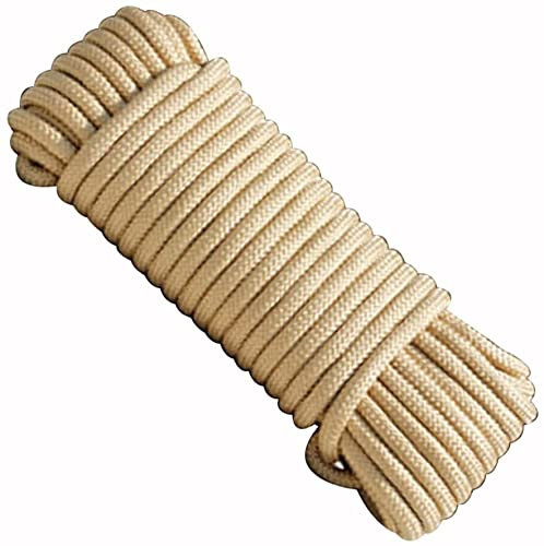 Hanfseil, Seil für Handwerk, Schnurdurchmesser 6 mm Kerngesponnenes Fallschirmseil, Lanyard, Zeltseil for Wandern, Camping, Wäscheleine, DIY-Armband, Juteseil (Farbe: Grün, Länge (m): 50 m) (Farbe: Bl