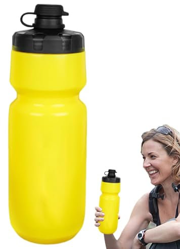 Fahrrad Wasserflasche | Fahrrad Flasche mit großem Durchmesser 720ml - Leicht zu klemmen Silikon Trinkflasche für Lebensmittel, Multifunktionales Fahrradzubehör zum Reiten