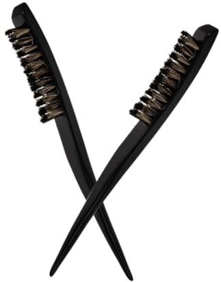 Healeved 2 Cerdas De Jabalí Para Peinar El Cuero Cabelludo Cepillo De Cerdas Para Cabello Grueso Cepillo Para Cardar o Alisador Para o Liso Hacia