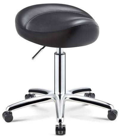 Sattelhocker Ergonomic Professional Sattel -Sattelhocker Rolling Height Einstellbarer Stuhl für Klinik Zahnarzt Sattelhocker