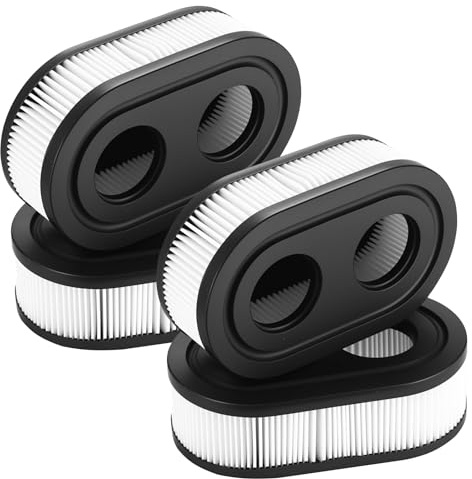 AIOUHMYM 4 filtri aria ricambio per tosaerba compatibili | Compatibili con codici 798452 e 593260, filtro protettivo efficace per motore del tosaerba